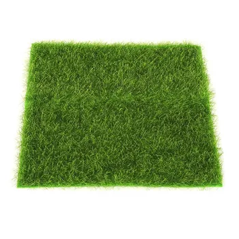 

Artificial Grass Fake Lawn Grass Interlocking Grass Tile Lawn Rug for Garden Bonsai Home Aquarium Artificial Lawn DIY Decoration