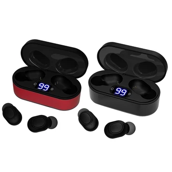 

JS1 Wireless Bluetooth Earphone Binaural Led Electric Display Earphone Sports Stereo Earbud Earphone