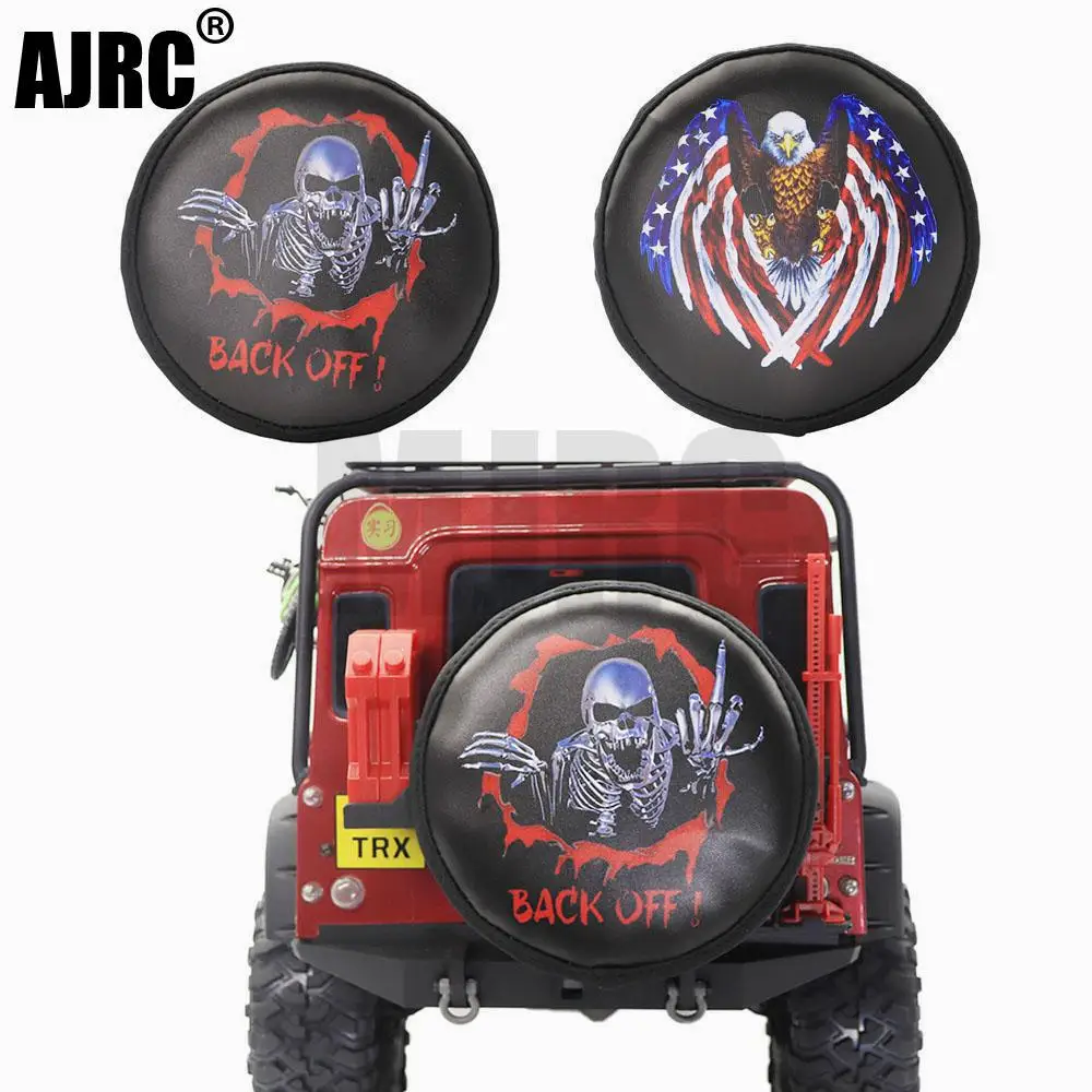 Кожаная крышка запасных шин AJRC для 1/10 RC Crawler Traxxas TRX-4 Bronco RC4WD D90 D110 AXIAL SCX10 90046 trx4 |