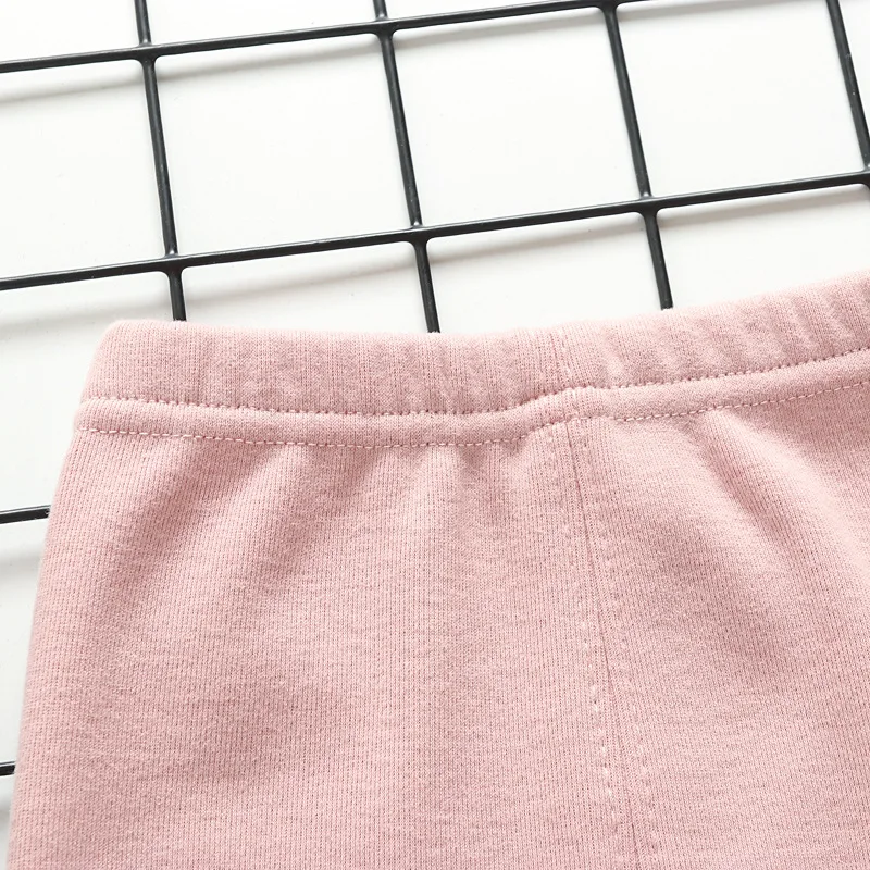 Crawler Autumn And Winter New Style Girls Brushed And Thick Leggings Korean-style Trend Baby Girls Slim Fit Leggings