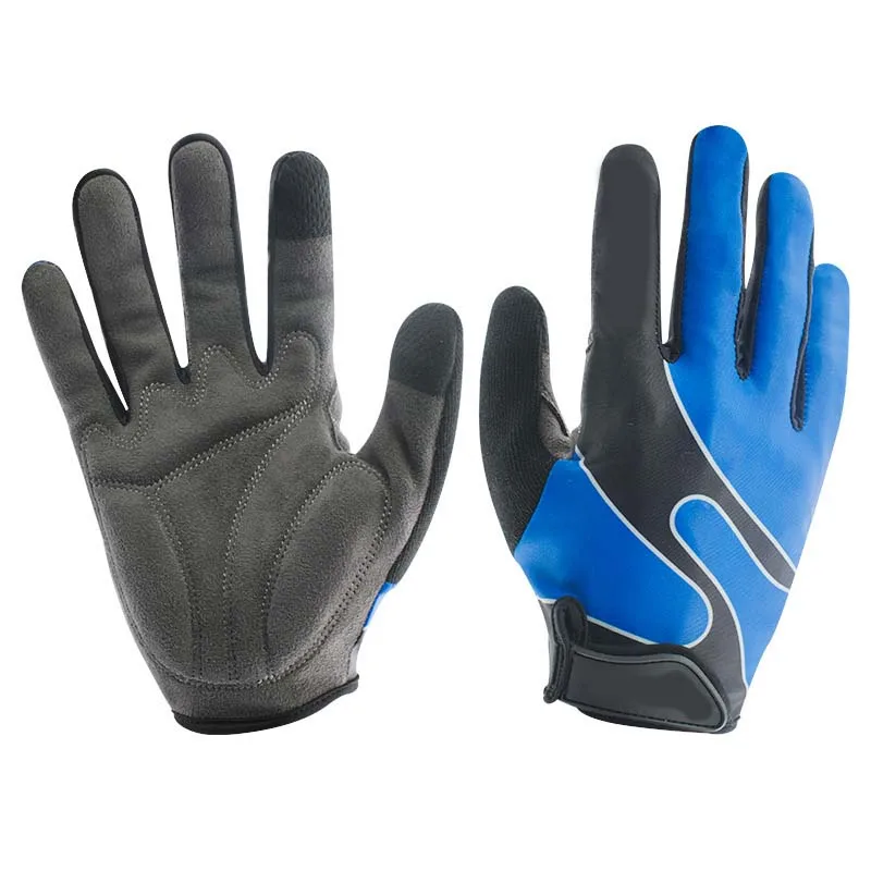 

Male winter full finger warm plus velvet touch screen outdoor windproof driving non-slip gloves
