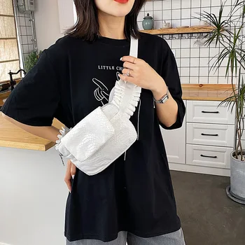 

Luxury Fashion Snake Pattern Crossbody Bags for Women Small Purse Bags Ladies Shoulder Messenger Bag Ins Chic Chest Waist Bag