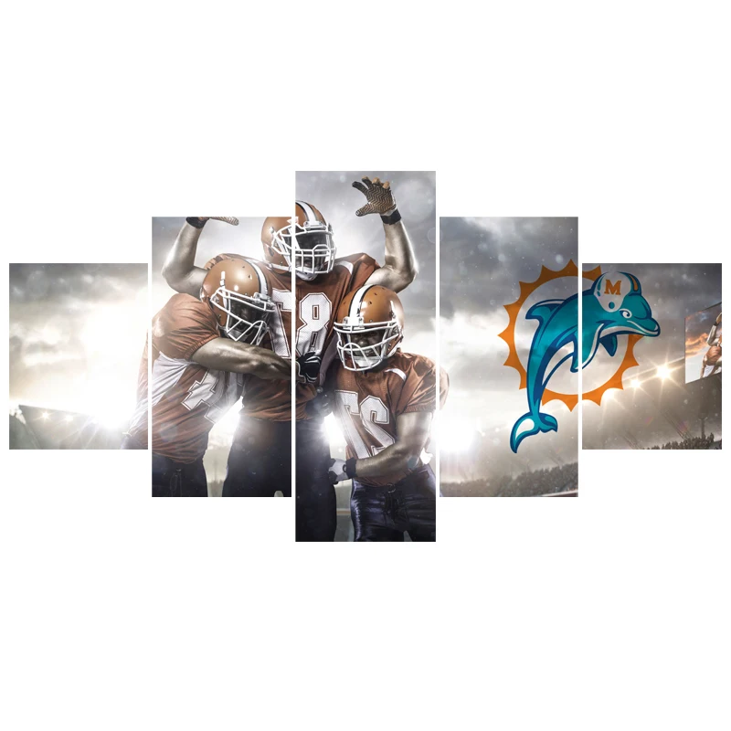 Sport Ball Patriots Team Paintings Wall Home Decor New England Canvas Painting Calligraphy For Living Room Bedroom