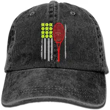 Винтажная Потертая джинсовая Бейсболка унисекс с американским флагом и регулируемой застежкой сзади