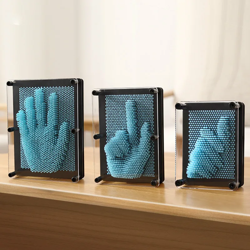 Pin Art 3D Скульптура Игла DIY резьба Форма Настольная игрушка украшение Hogar дом декоративные украшения для дома SM