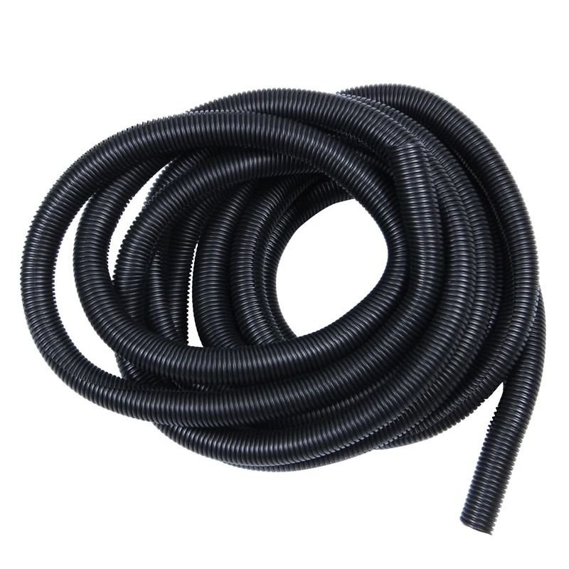 

20 Ft 3/4 inch Split Wire Loom Conduit Polyethylene Tubing Black Color Sleeve Tube