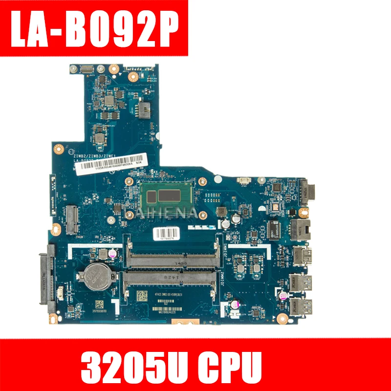 ZIWB2/ZIWB3/ZIWE1 LA-B092P для lenovo B40-70 N40-70 B40-80 N40-80 ноутбук материнская плата I5-4210 Процессор DDR3