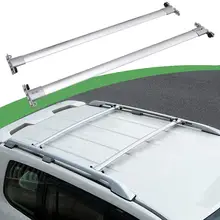 2 шт алюминиевая передняя задняя алюминиевая поперечная перекладина стойка рейка подходит для T-o-y-o-t-a Land Cruiser 2008