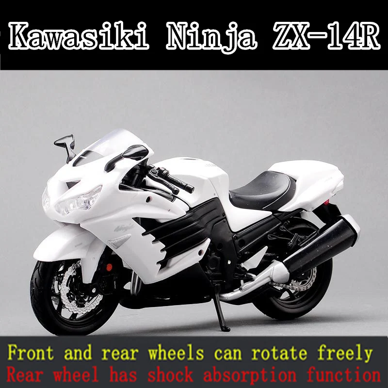 Maisto 1:12 Ducati the Great Devil оригинальная Авторизованная модель мотоцикла из сплава игрушечный автомобиль Коллекционирование - Цвет: ZX-14R