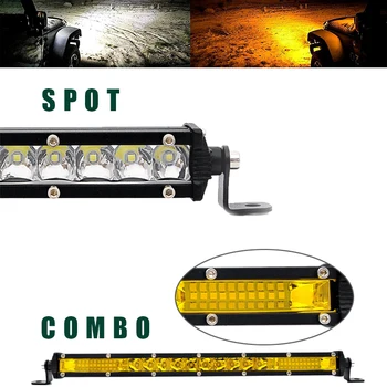 

Super Slim 10D 30W 120W 13 20inch LED Work Light Bar led bar offroad 4x4 off road Light Bar fog light motorcycle headlight