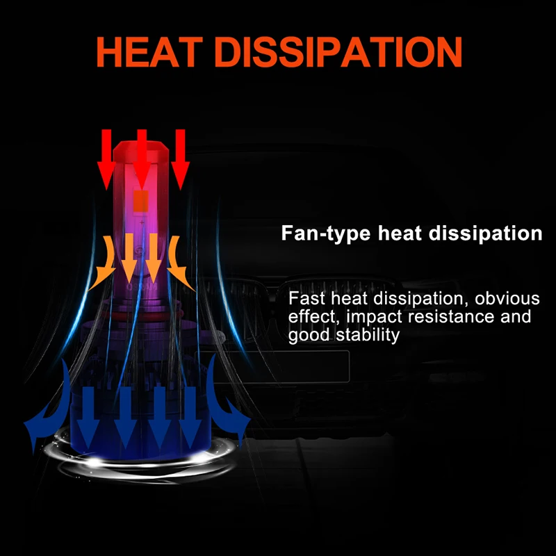 Лампа Ксеноновая OSRAM H11 H8 светодиодный Противотуманные фары Дневные Фары