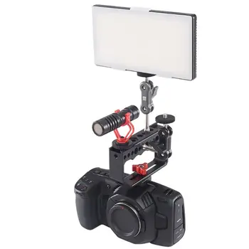 

Camera Grip 1/4 Inch Screw Holes Video Stabilizing Rig for Camera Cage Monitor 28TE