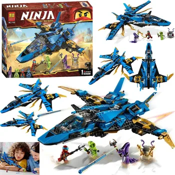 

2020 new 549Pcs Ninja Jay's Storm Fighter Compatible lepining Ninjagoed 70668 Building Blcoks Toys Figures for Children Gift