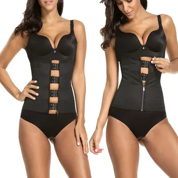 

Women Neoprene Waist Trainer Belly Slimming Body Shaper Modeling Strap Fitness Belt Tummy Control 4 Rows Of Buckles Shapewear