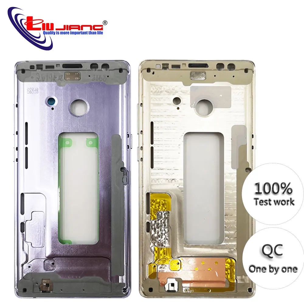 

New for Samsung galaxy Note 8 N950 Housing Middle Frame Bezel Plate Cover Repair Housing with Side Button SIM Card Tray