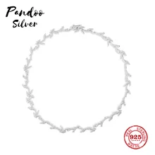 Модная подвеска Стерлинговое Серебро копия 1:1, серебро Les Hirondelles Swallow воротники для женщин Monaco Роскошные ювелирные изделия подарок