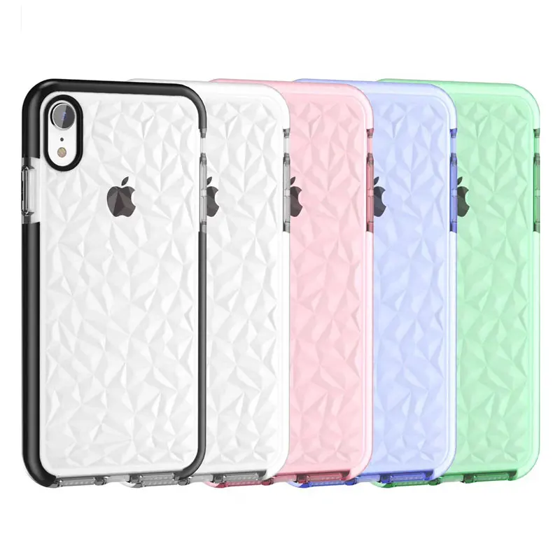 Для iPhone 11 Pro Max противоударный чехол с алмазной текстурой на 360 градусов Полная защита для iPhone чехол X XR XS 8 7 6S Plus 6