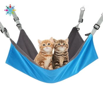 

Reversible 2 Sides Pet Cat Cage Hammock Bed Mat For Small Pet Dog Soft Sleepy Pad Resting Hammocks Rabbit Hamster Hanging Bed