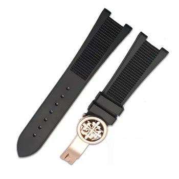 

25-12mm waterproof silicone watch strap for PP 5711 / 5712G Nautilus wristband dedicated notch bracelet rubber watchbannd