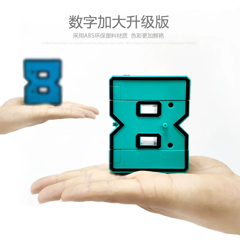 

Yue star with Numbers Transformation Toy 0-9 Educational Set Boy Oversized Fit Jingang Robot Early Education Children