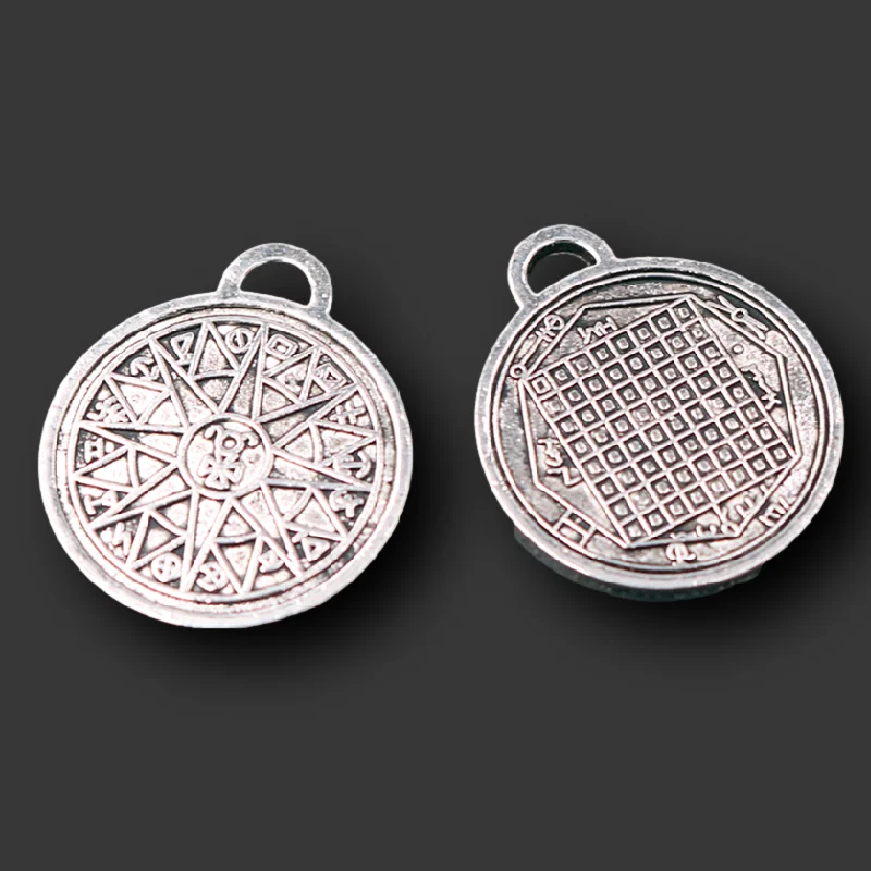 

6pcs Eight-Pointed Star Cross Amulet Pendants DIY Charms Necklace Bracelet Metal Jewelry Crafts Making-The Completeness of Love