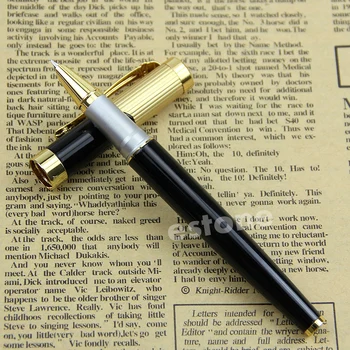 

New Chic Fountain Pen Jinhao 9009 Fine Nib Claret and Golden Writing Instruments