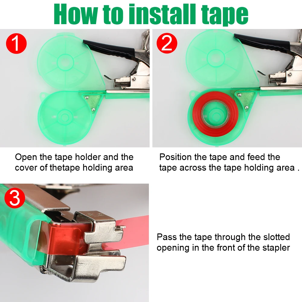 Garden Tools For Vegetable Grape Tomato Hand Tying Binding Machine Plant Branch Tying Machine