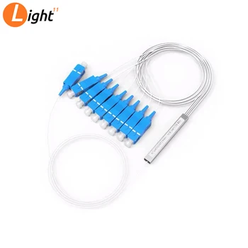 

5PCS/ Lot PLC Optical Splitter SC UPC 1X8 FTTH Fiber Optic Splitter FBT Optical Coupler