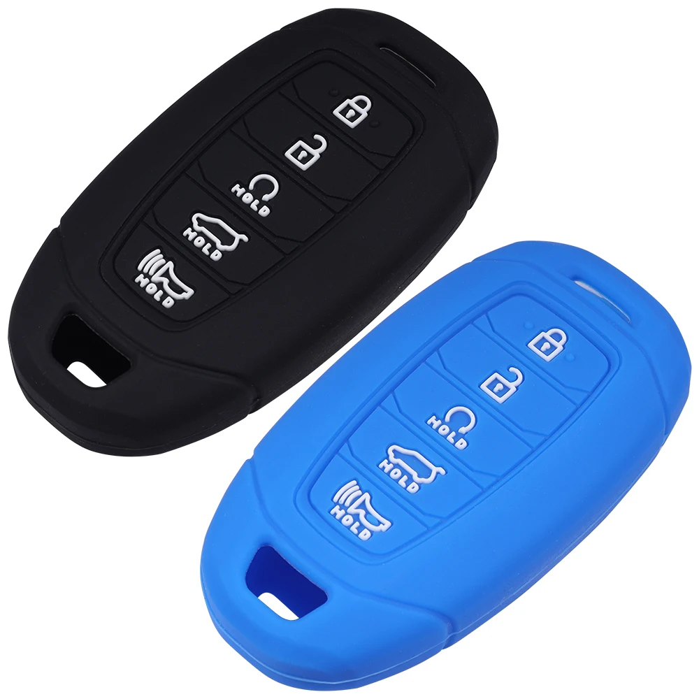 Silikonhülle für Schlüssel Lcyam Key Fob kompatibel mit Fernbedienung für Hyundai Palisade Elantra Keyless Push Start von 2020 bis 2023 – Detail 8