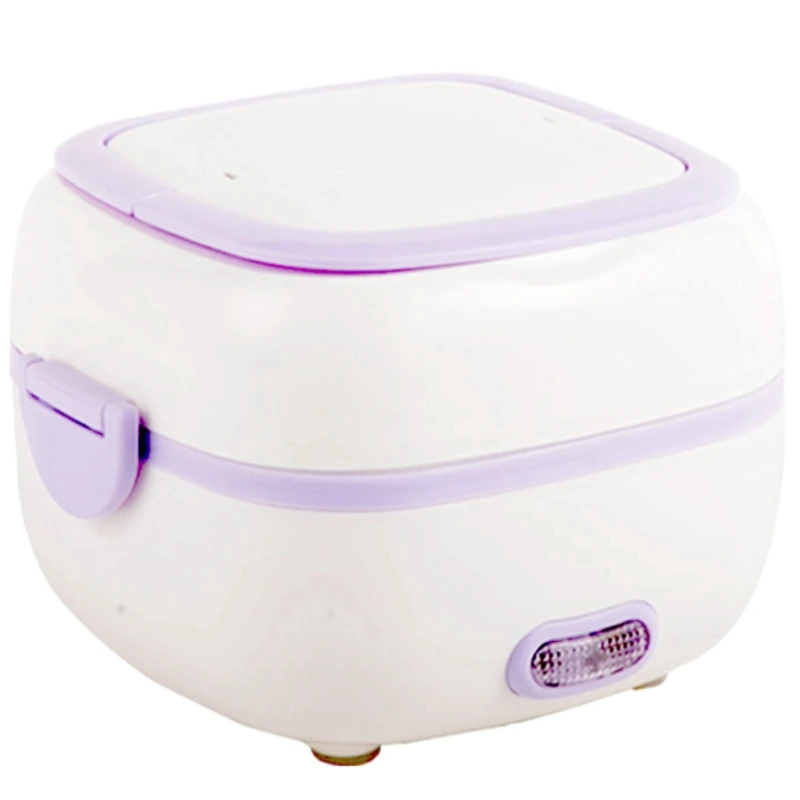 

Portable Electric Heating Lunch Box Food-Grade Food Container Food Warmer Multifunctional Food Steamer Mini Rice Cooker-Eu Plug