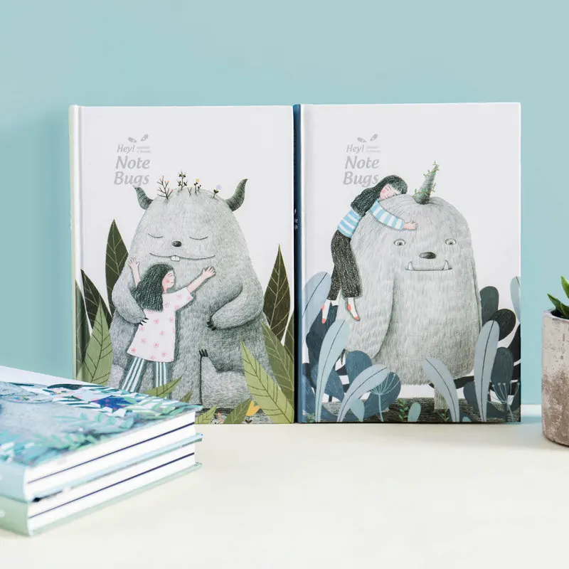 Joytop A5 демон маленький монстр тканевая сумка круглая задняя эта креативная Южная Корея твердый переплет блокнот волшебная кухня ноутбук