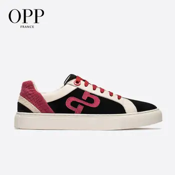 

OPP 2020 Men's Shoes Male Leather England Breathable Casual Shoes Personality Lazy Wild Set Foot Skateboard Shoes