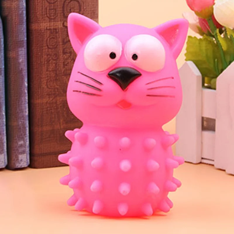 Pet Molar Squeaky Toys for Solving Boredom Dogs PVC Chew Toys for Cleaning Teeth