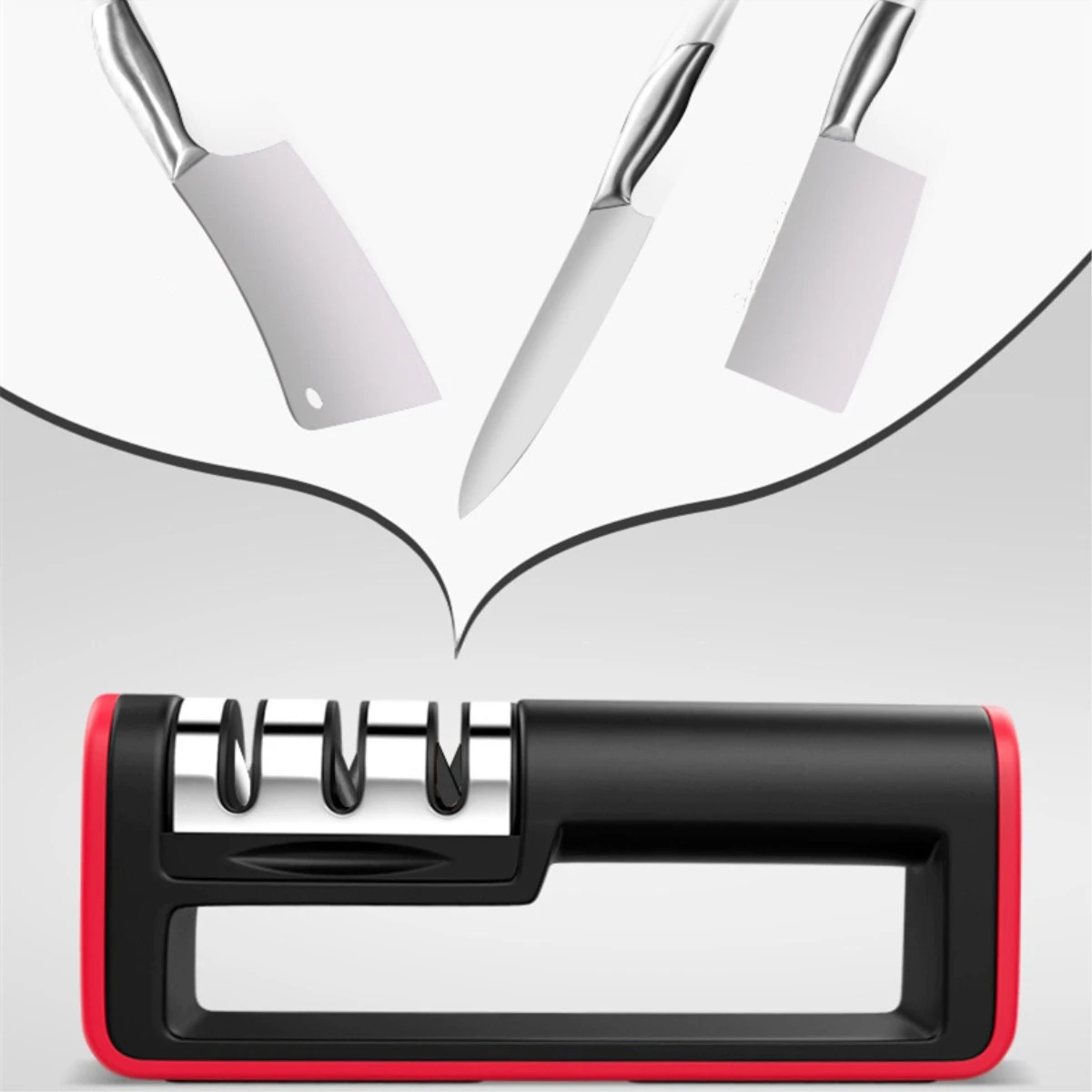 3 этапа Профессиональный Ножи точилка для ножей, точильный камень шлифовальный станок Вольфрам Сталь Карбид Алмазный Керамика Кухня точилка Инструменты