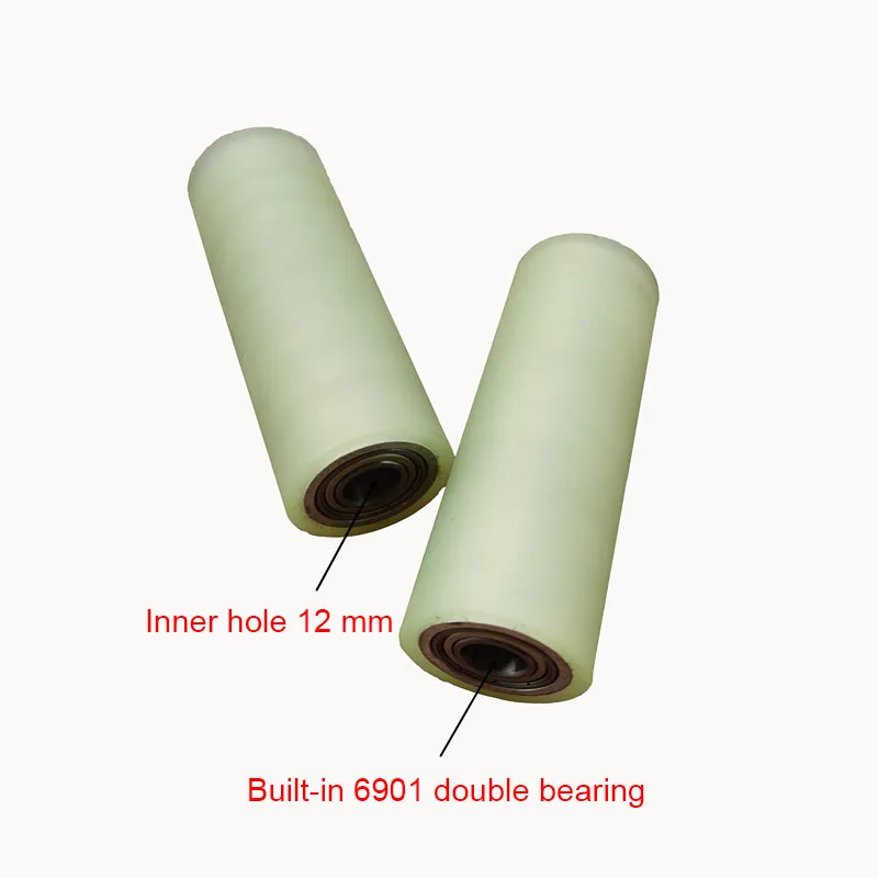 Customized Rubber Covered Roller Mask Machine Conveyor Roller with Double Bearing Mask Machine Accessories afbeelding