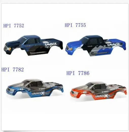 Оригинальный HPI 1/8 внедорожный грузовик moonster Окрашенный корпус для SAVAGE 4 6|Детали и