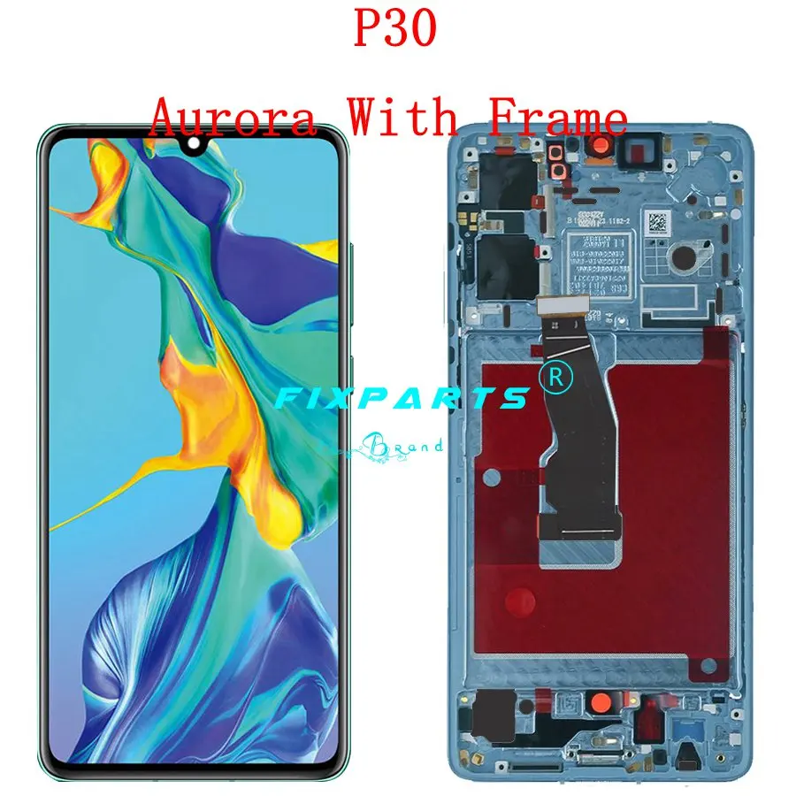 test Well huawei P30 сенсорный экран для huawei P30 Pro ЖК-дисплей дигитайзер сборка P30Pro VOG-L29 ELE-L29 MAR-LX1M AMOLED