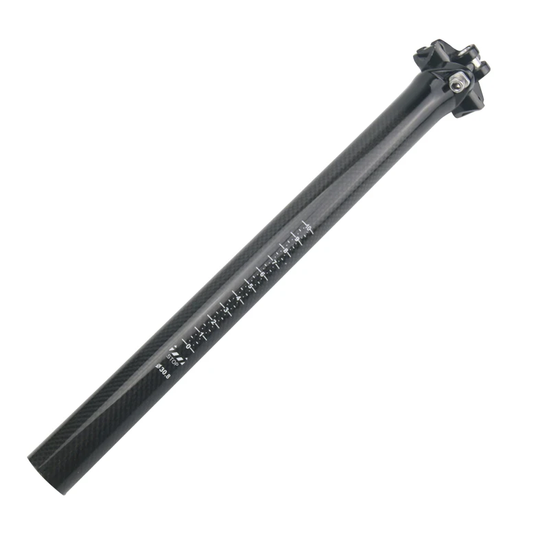 No Logo 3K MatteGlossy Seat Post Mtb Black Seatpost Carbon Road Bicycle 25.427.230.831.6mm Seatposts Mountain Seat Posts (4)