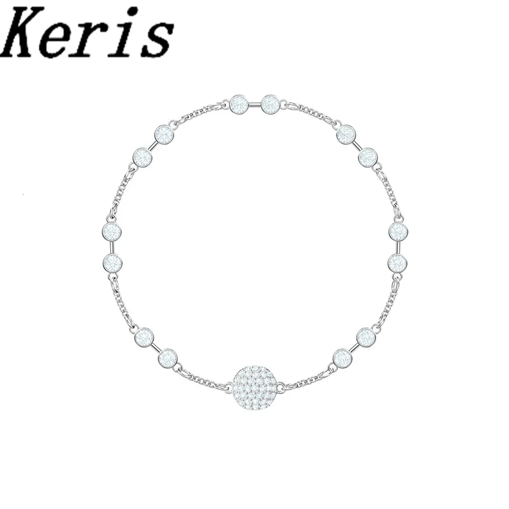 

High Quality Invisible Magnetic Button SWA Women's Fashion Bracelet