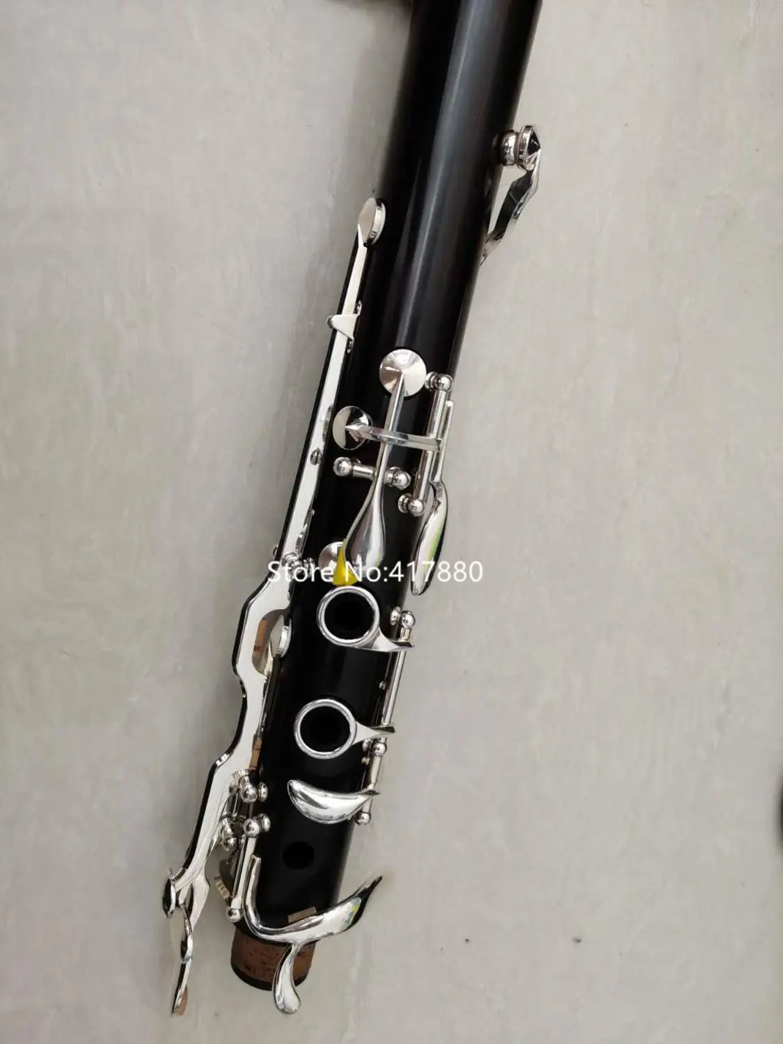 High Quality Clarinet 18 Keys G Tune Ebony Wood Black Silver key Musical instrument With Case