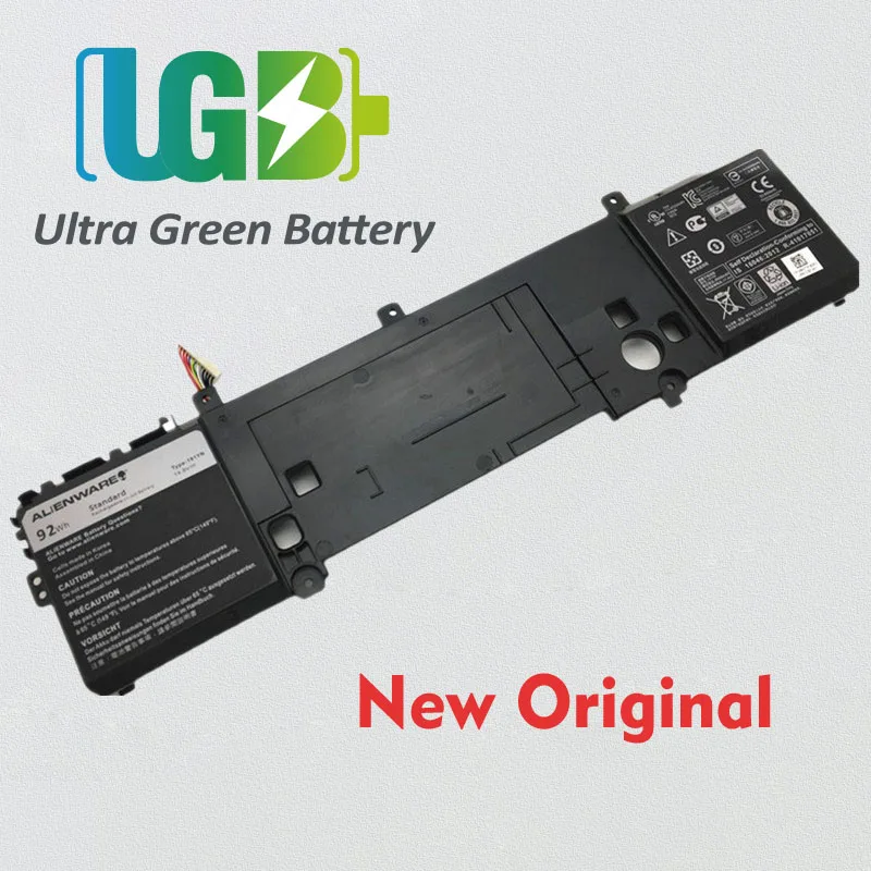 UGB новый оригинальный 191YN 410GJ 8NH5 Аккумулятор для Dell Alienware 15 R1 R2 ALW15ED-1828 2f3w 1 Φ P42F |