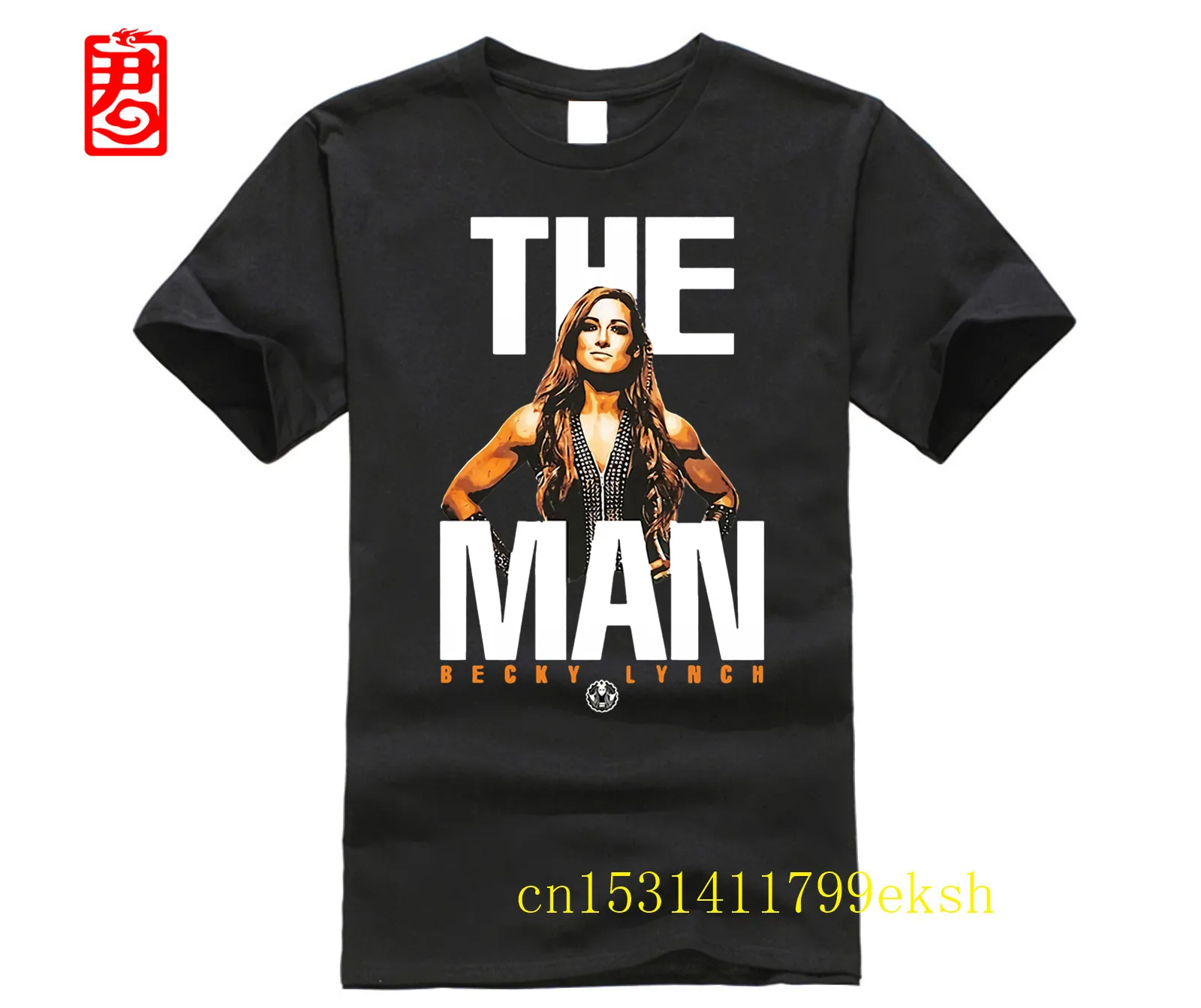 Минеральная стирка Мужская футболка Becky Lynch | одежда