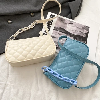 

Top Handle Bag Women Retro Handbag PU Leather Shoulder Underarm Vintage Top Handle Bag Female Small Subaxillary Bags