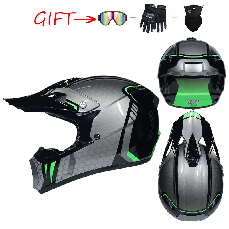 Профессиональный Гоночный Кроссовый шлем hors route Casque Moto Capacete Moto Casco внедорожный мультяшный детский мотоциклетный шлем - Цвет: 9