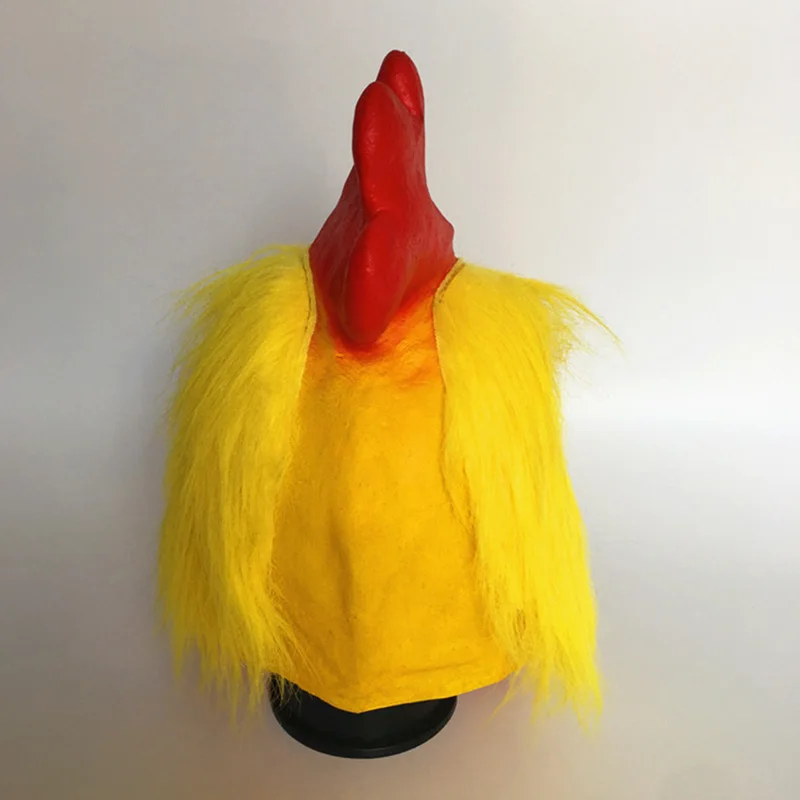 Strongwell петух личина маска животного борьба с курицей волосатые Cos латекс малыш