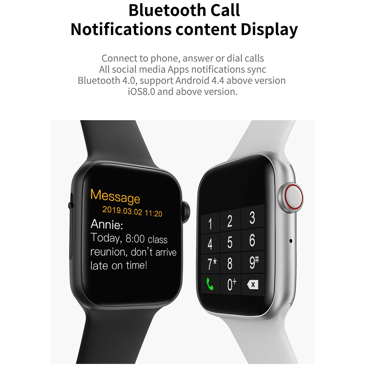 Умные часы Bluetooth W34 водонепроницаемые спортивные для Apple Xiaomi монитор сердечного ритма кровяное давление фитнес-трекер Wrisatband для мужчин