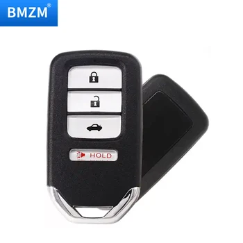 

BMZM 3+1 Buttons Smart Remote Car Key Suit for Honda with KR5V1X 433.92MHZ 47 Chip HON66 Blade