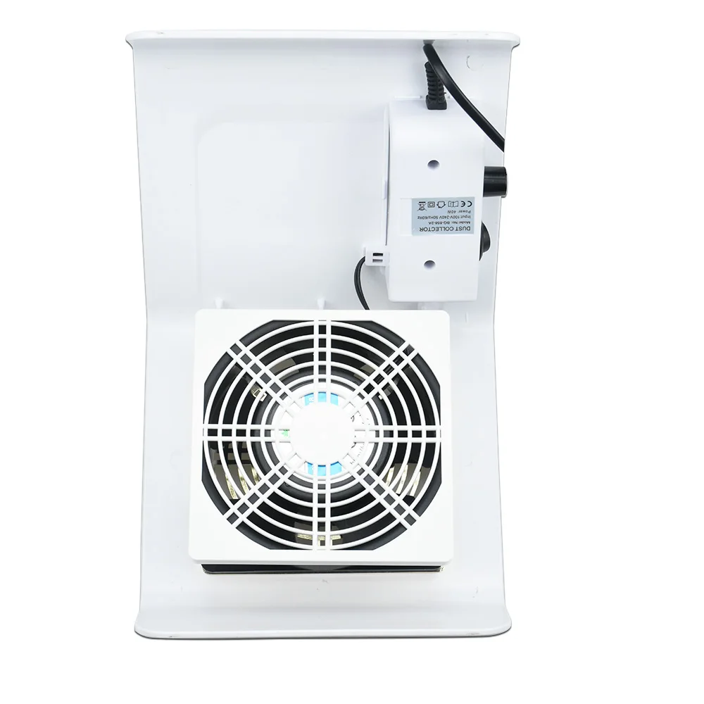 Billig Leistungsstarke 40W Nagel Staub Absaugung Collector Fan Staubsauger Maniküre Werkzeuge mit 2 Staub Sammeln Taschen Nail art Maniküre werkzeuge