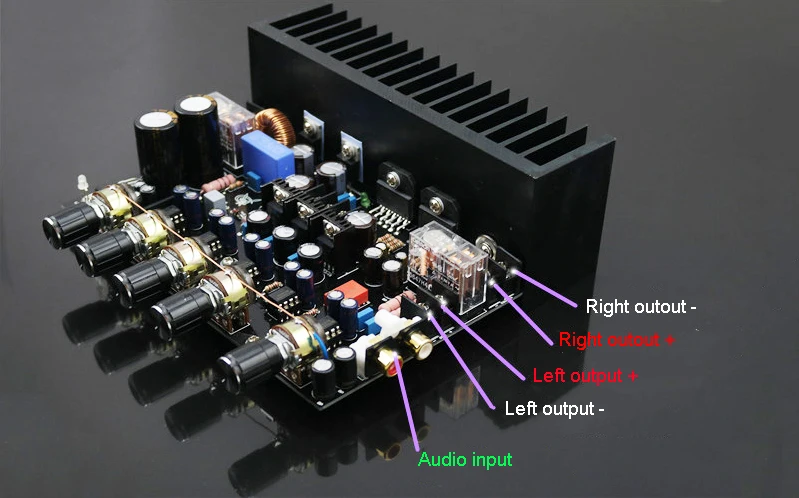LM3886 IRS2092 цифровой усилитель мощности плата 2,1 каналов DIY/готовая Плата усилителя UPC1237 схема защиты динамика