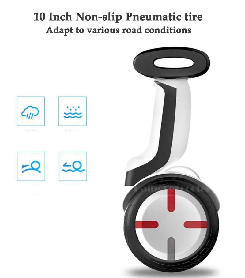 Daibot Kids Electric Scooter 2 Wheel Self Balancing Scooters With APPBluetooth Speaker 10Inch 36V 400W2 Adults Mini Hoverboard (8)